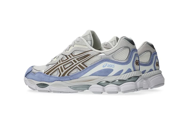 ASICS GEL-NYC “Cream/Cloud Grey” 1203A953-100 Release Info GEL technology ASICS stripes