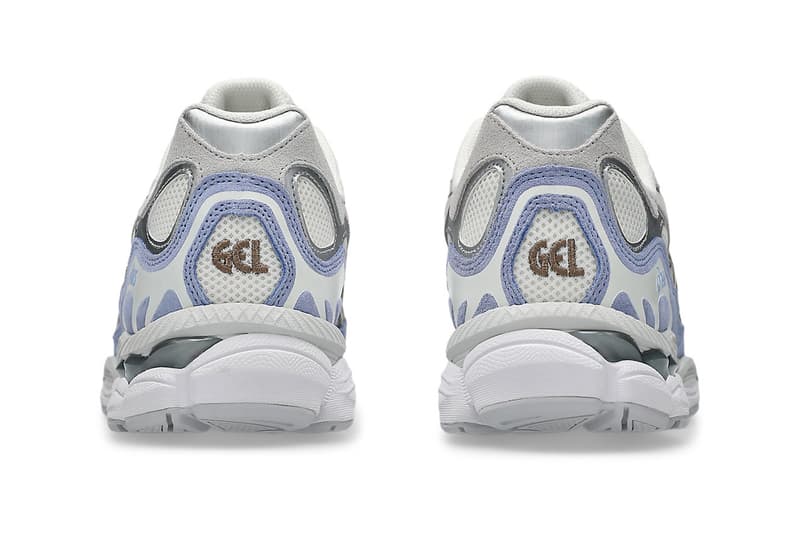 ASICS GEL-NYC “Cream/Cloud Grey” 1203A953-100 Release Info GEL technology ASICS stripes