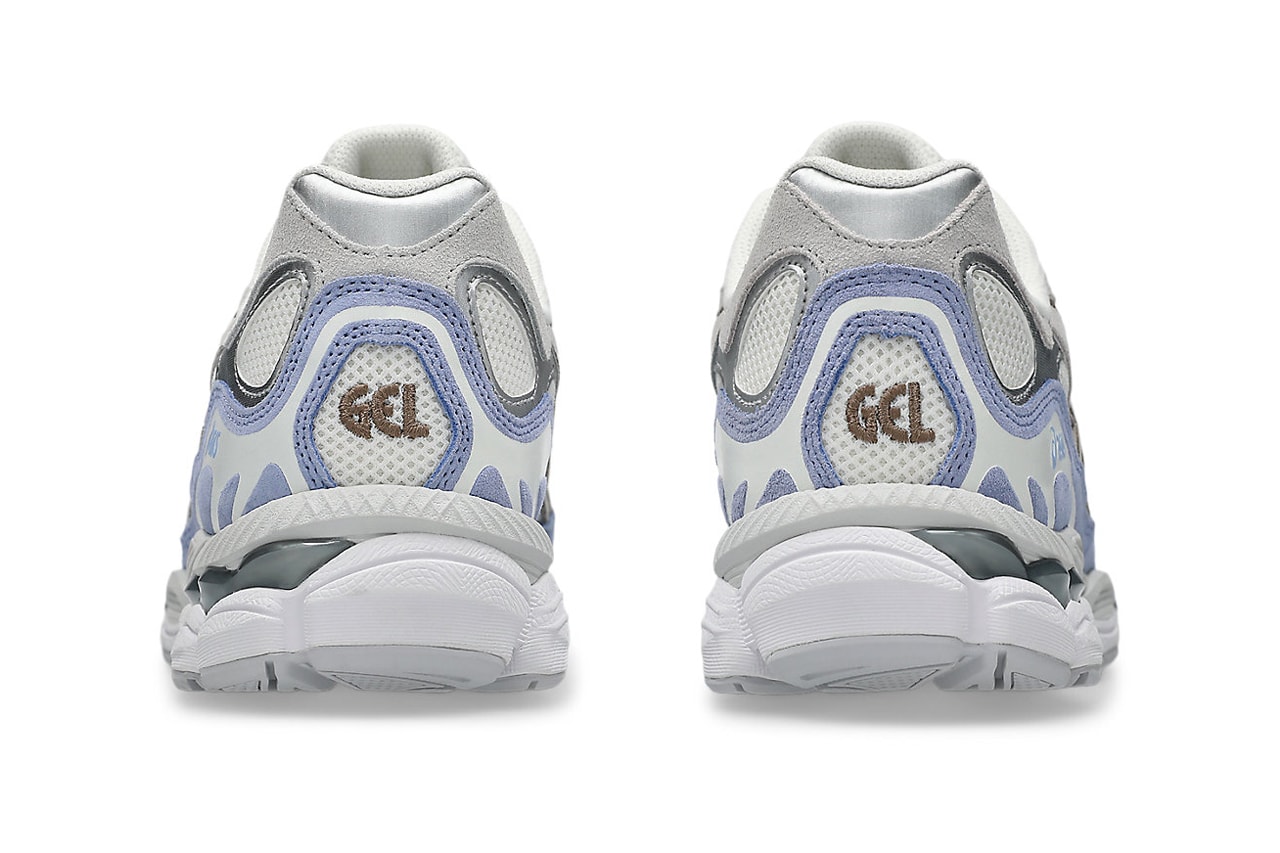 ASICS GEL-NYC “Cream/Cloud Grey” 1203A953-100 Release Info GEL technology ASICS stripes