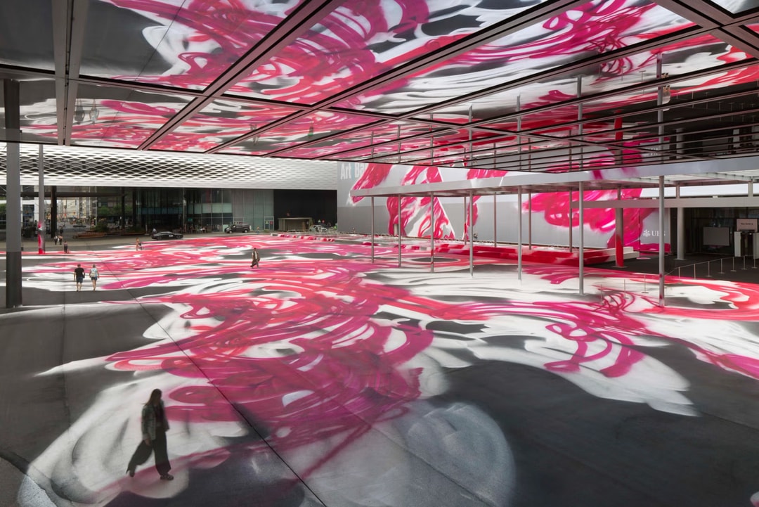 For ‘Choir,’ Katharina Grosse Makes Art Basel Her Canvas