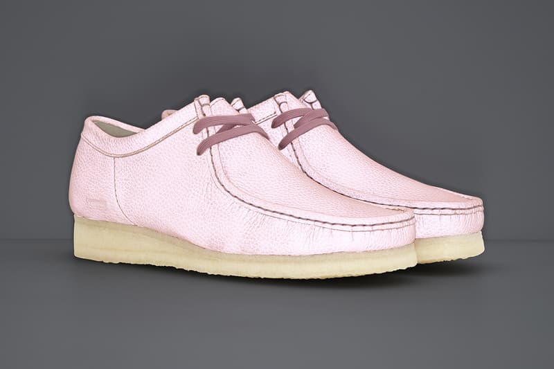 Supreme x Clarks Originals Spring 2025 Collaboration Release Info Collection three colorways natural crepe leather upper lining shoes slip ons wallabees
