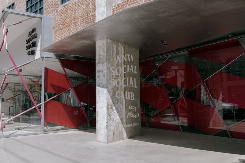 Anti Social Social Club First Store Opening Seoul South Korea Dosan Chapter Dosan” collection Weird Archive exhibition Ian Coates