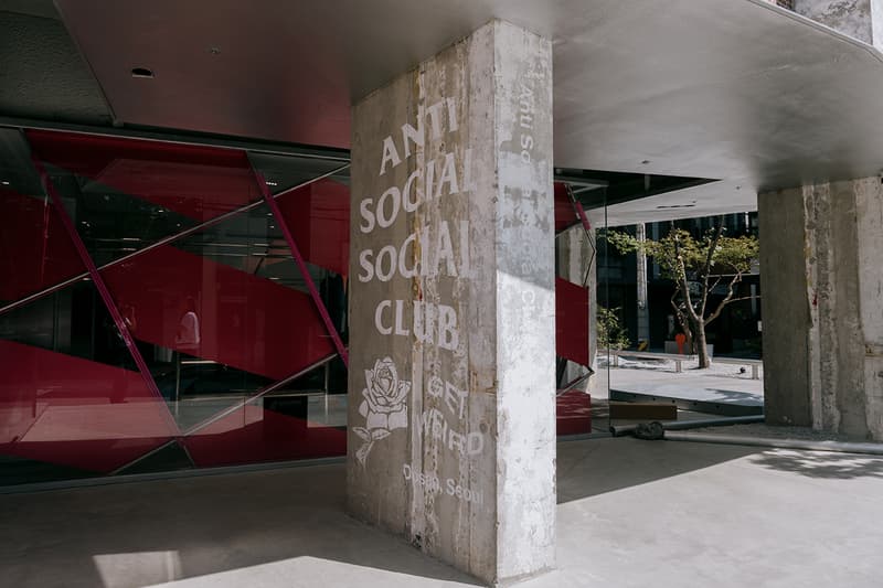 Anti Social Social Club First Store Opening Seoul South Korea Dosan Chapter Dosan” collection Weird Archive exhibition Ian Coates