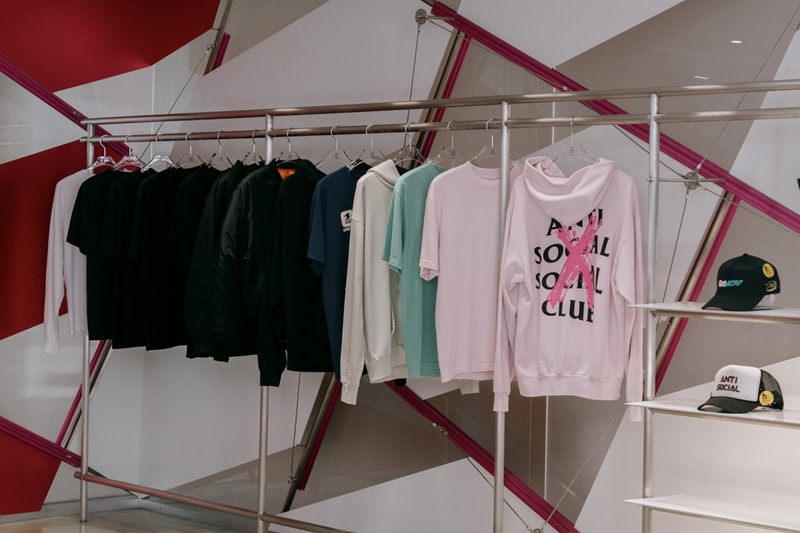 Anti Social Social Club First Store Opening Seoul South Korea Dosan Chapter Dosan” collection Weird Archive exhibition Ian Coates