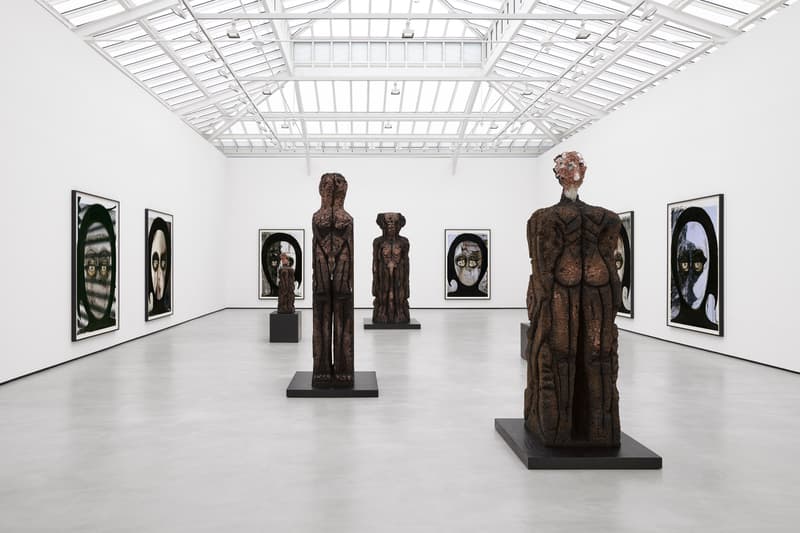 huma bhabha distant star david zwirner paris exhibition