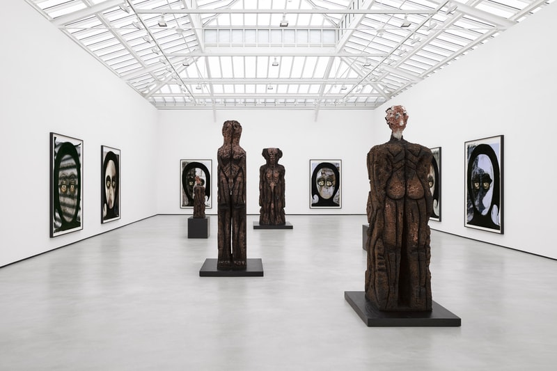 huma bhabha distant star david zwirner paris exhibition