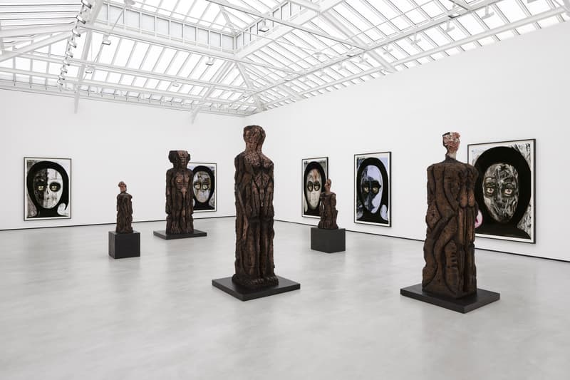 huma bhabha distant star david zwirner paris exhibition