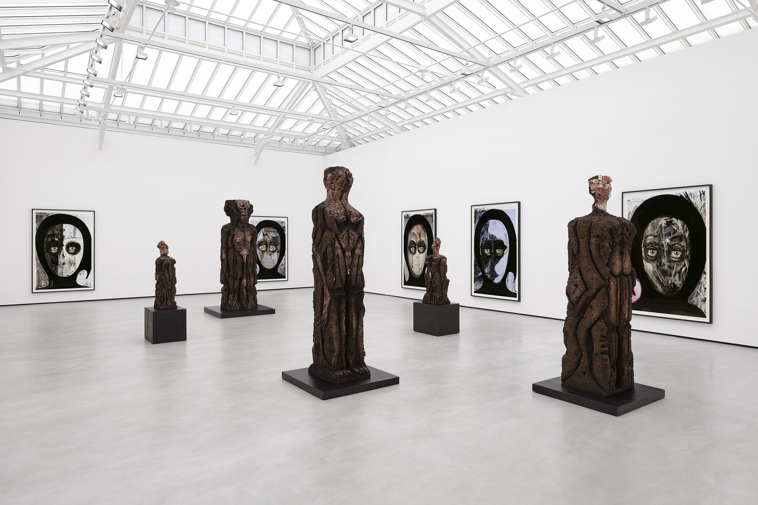 huma bhabha distant star david zwirner paris exhibition