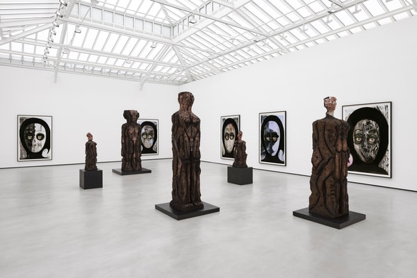 huma bhabha distant star david zwirner paris exhibition