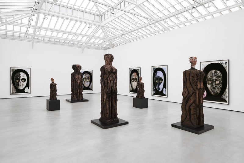 huma bhabha distant star david zwirner paris exhibition