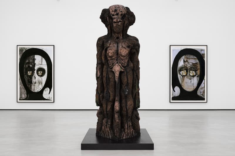 huma bhabha distant star david zwirner paris exhibition
