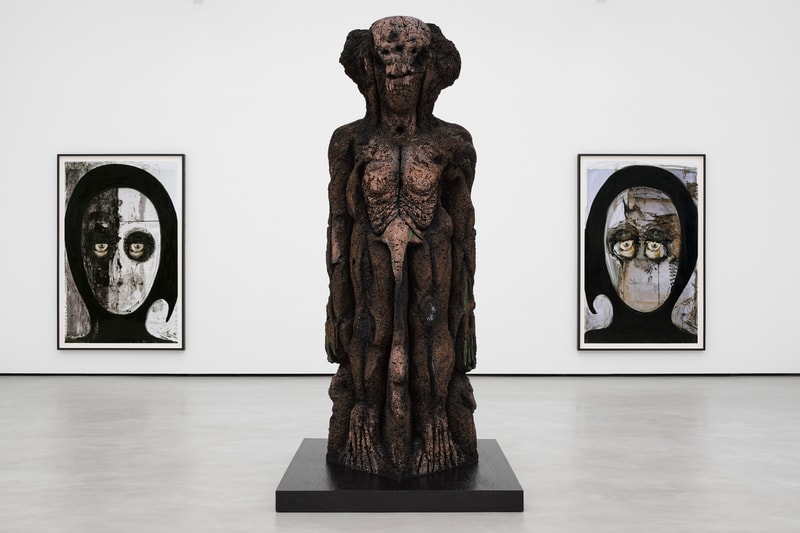 huma bhabha distant star david zwirner paris exhibition
