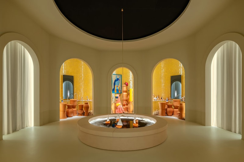 Mystery Of The Grooms Hermes immersive installation New York Pier 36