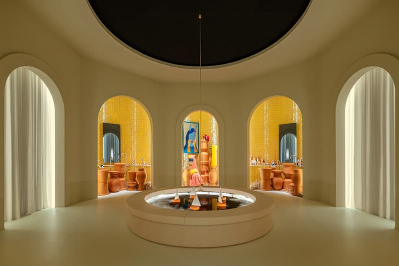 Mystery Of The Grooms Hermes immersive installation New York Pier 36