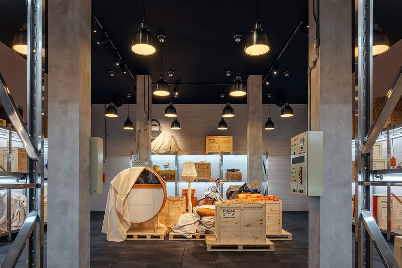 Mystery Of The Grooms Hermes immersive installation New York Pier 36
