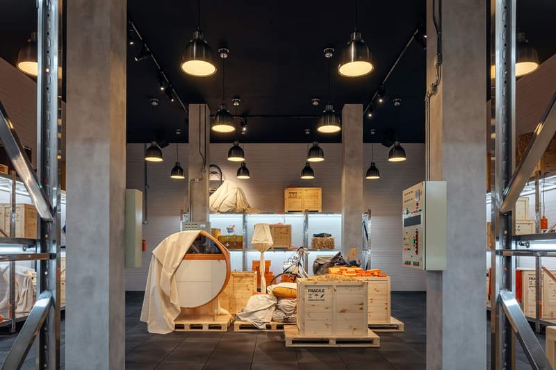 Mystery Of The Grooms Hermes immersive installation New York Pier 36