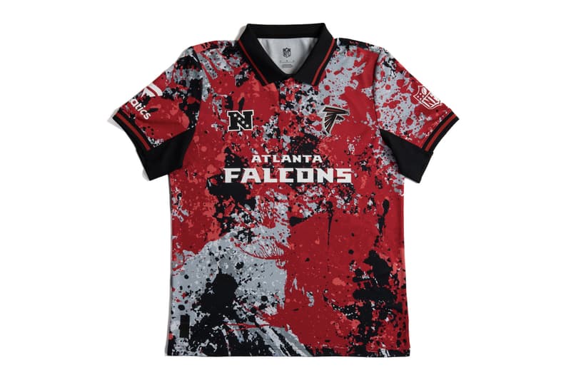 NFL and Fanatics Unveil Football x Football Collection Buffalo Bills · Miami Dolphins · New England Patriots · New York Jets · Baltimore Ravens · Cincinnati Bengals · Cleveland Browns · Pittsburgh Steelers Arizona Cardinals · Atlanta Falcons · Carolina Panthers · Chicago Bears · Dallas Cowboys · Detroit Lions · Green Bay Packers · Los Angeles Rams