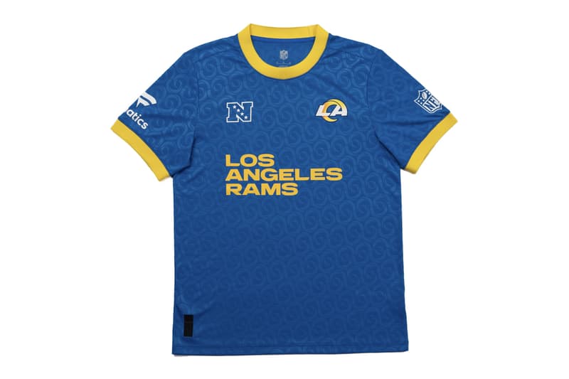 NFL and Fanatics Unveil Football x Football Collection Buffalo Bills · Miami Dolphins · New England Patriots · New York Jets · Baltimore Ravens · Cincinnati Bengals · Cleveland Browns · Pittsburgh Steelers Arizona Cardinals · Atlanta Falcons · Carolina Panthers · Chicago Bears · Dallas Cowboys · Detroit Lions · Green Bay Packers · Los Angeles Rams