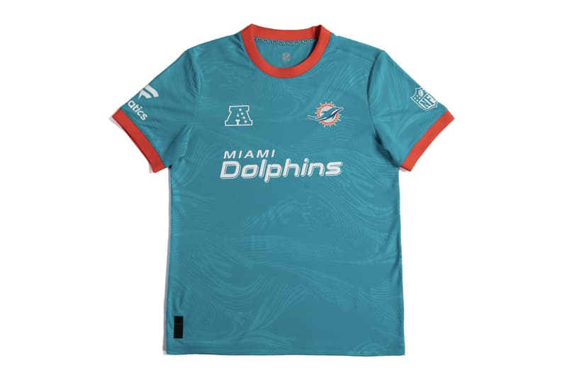 NFL and Fanatics Unveil Football x Football Collection Buffalo Bills · Miami Dolphins · New England Patriots · New York Jets · Baltimore Ravens · Cincinnati Bengals · Cleveland Browns · Pittsburgh Steelers Arizona Cardinals · Atlanta Falcons · Carolina Panthers · Chicago Bears · Dallas Cowboys · Detroit Lions · Green Bay Packers · Los Angeles Rams