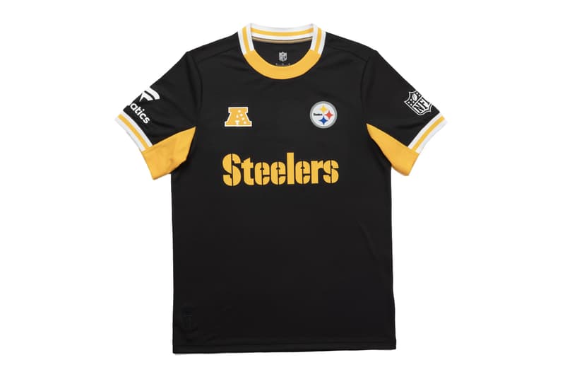 NFL and Fanatics Unveil Football x Football Collection Buffalo Bills · Miami Dolphins · New England Patriots · New York Jets · Baltimore Ravens · Cincinnati Bengals · Cleveland Browns · Pittsburgh Steelers Arizona Cardinals · Atlanta Falcons · Carolina Panthers · Chicago Bears · Dallas Cowboys · Detroit Lions · Green Bay Packers · Los Angeles Rams