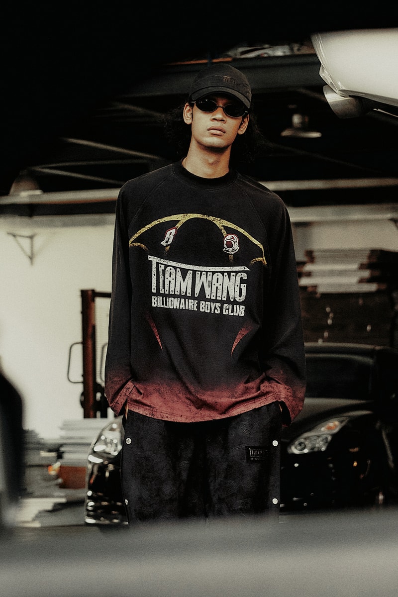 "Life Is a Race" for TEAM WANG design and Billionaire Boys Club's Latest Capsule pharrell williams jackson wang bbc team joopiter 