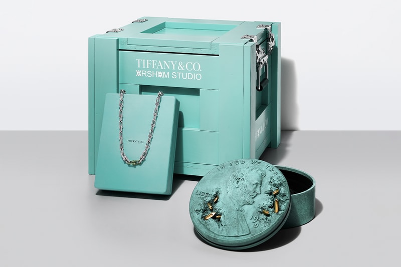 Tiffany & Co. and Daniel Arsham Unveil "The Bronze Eroded Penny Vessel" HardWear Necklace