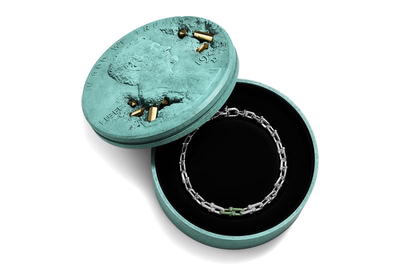 Tiffany & Co. and Daniel Arsham Unveil "The Bronze Eroded Penny Vessel" HardWear Necklace