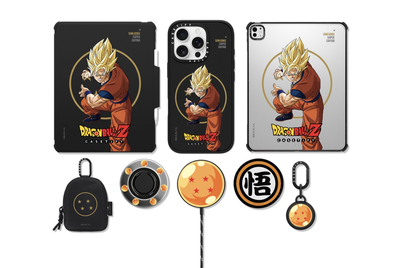 'Dragon Ball Z' × CASETiFY Collaboration Release Info Scouter-Inspired AirPods Max Case Goku Vegeta Frieza Majin Bu Gotenks