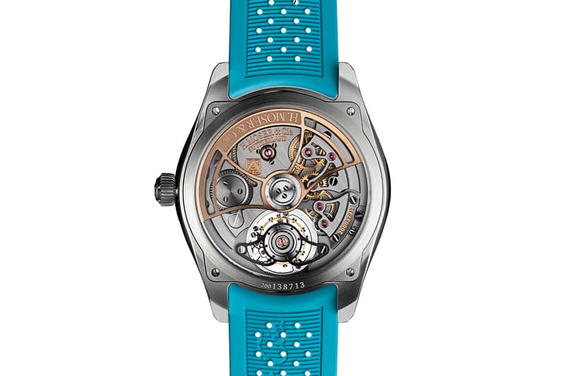 H. Moser & Cie. Pioneer Spiced Aqua Collection  Pioneer Centre Seconds Pioneer Tourbillon Pioneer Cylindrical Tourbillon Skeleton Release Info