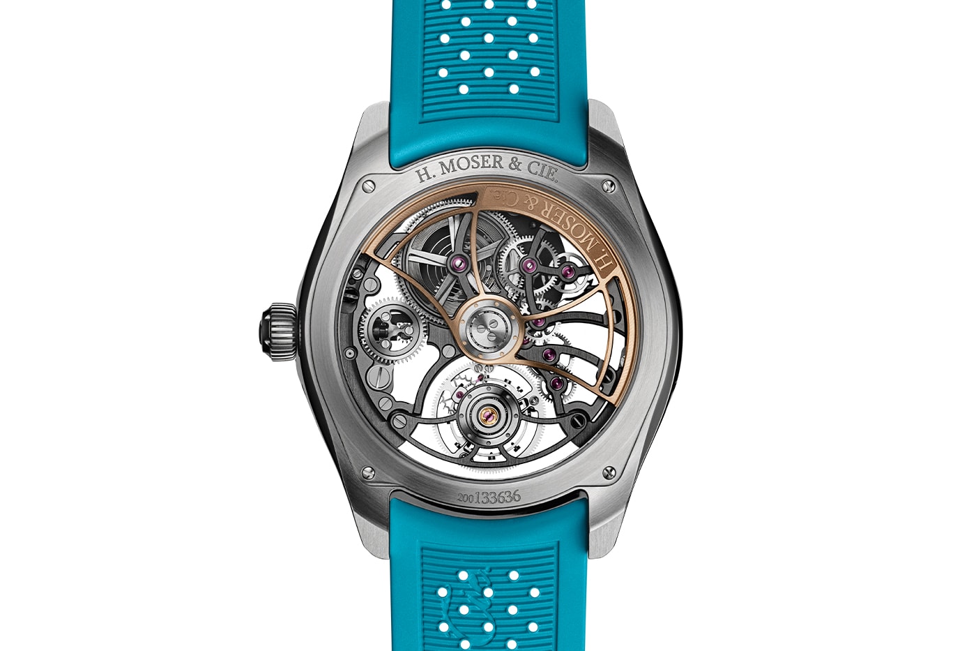 H. Moser & Cie. Pioneer Spiced Aqua Collection  Pioneer Centre Seconds Pioneer Tourbillon Pioneer Cylindrical Tourbillon Skeleton Release Info