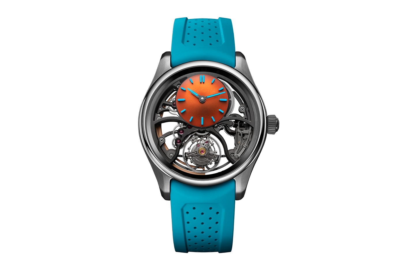 H. Moser & Cie. Pioneer Spiced Aqua Collection  Pioneer Centre Seconds Pioneer Tourbillon Pioneer Cylindrical Tourbillon Skeleton Release Info