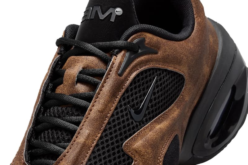 Nike Air Max Muse Receives Vintage-Inspired "Light British Tan" Colorway HQ1831-200 leather nike swoosh