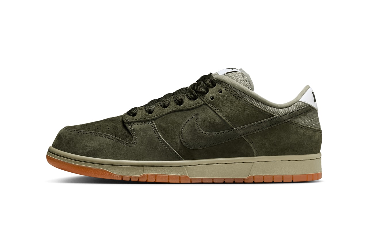 Nike SB Dunk Low Pro B Olive Green Release Info date store list buying guide photos price HJ0367-300
