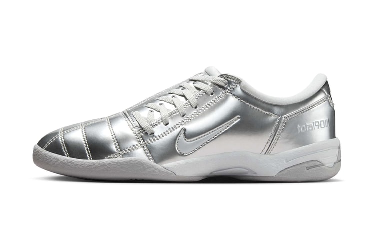 Nike Wraps the Total 90 III "Metallic Platinum" in Chrome