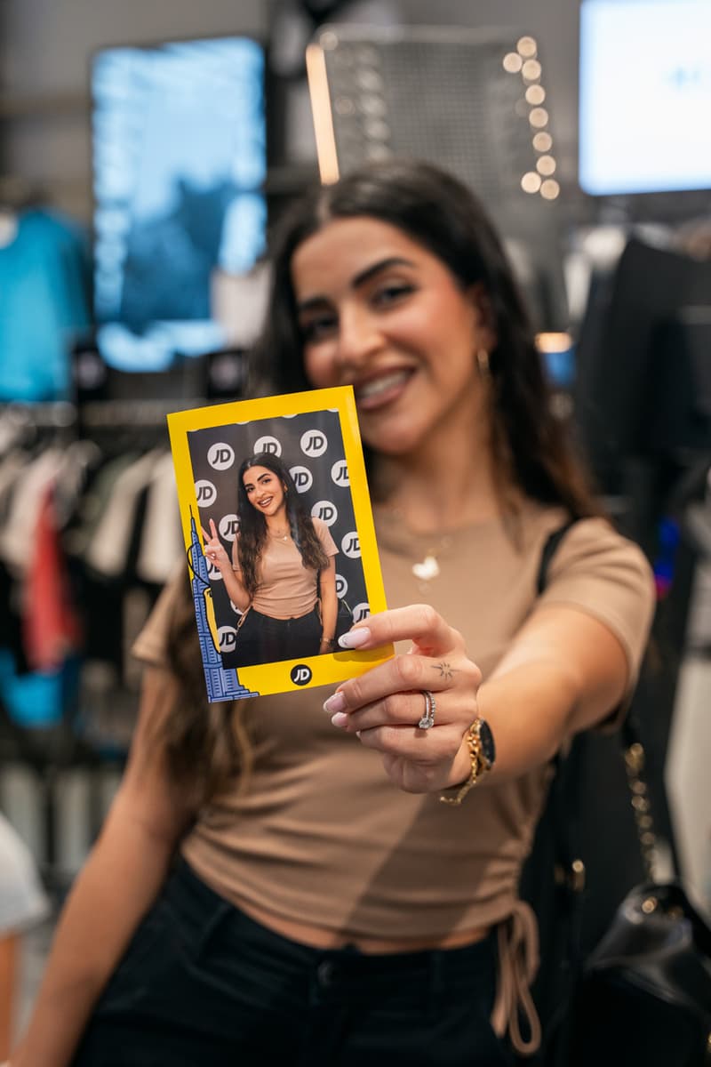 jd sports city centre mirdif store opening puma nike adidas sportswear shopping dubai party event dj ruuz stanley customization 