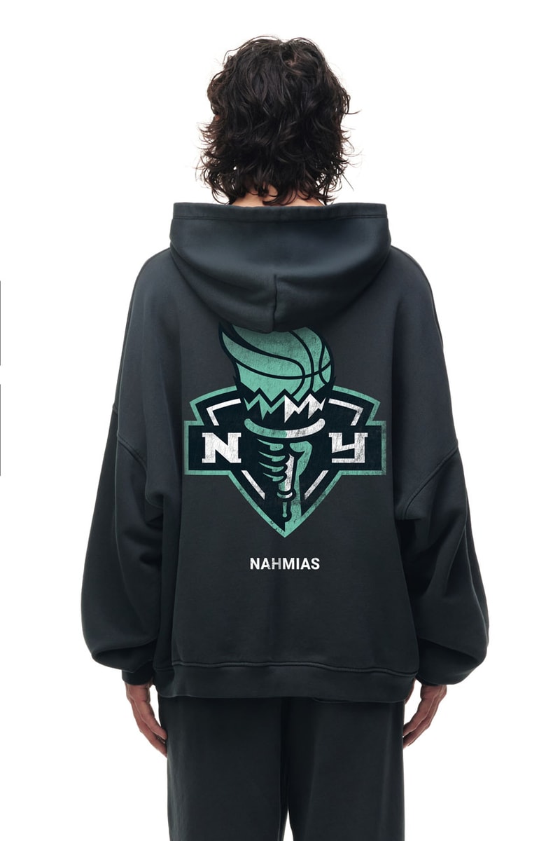 NAHMIAS Miracle Academy x NBA x Fanatics Collab Drop New York Knicks Shirt Timothée Chalamet courtside finals basketball