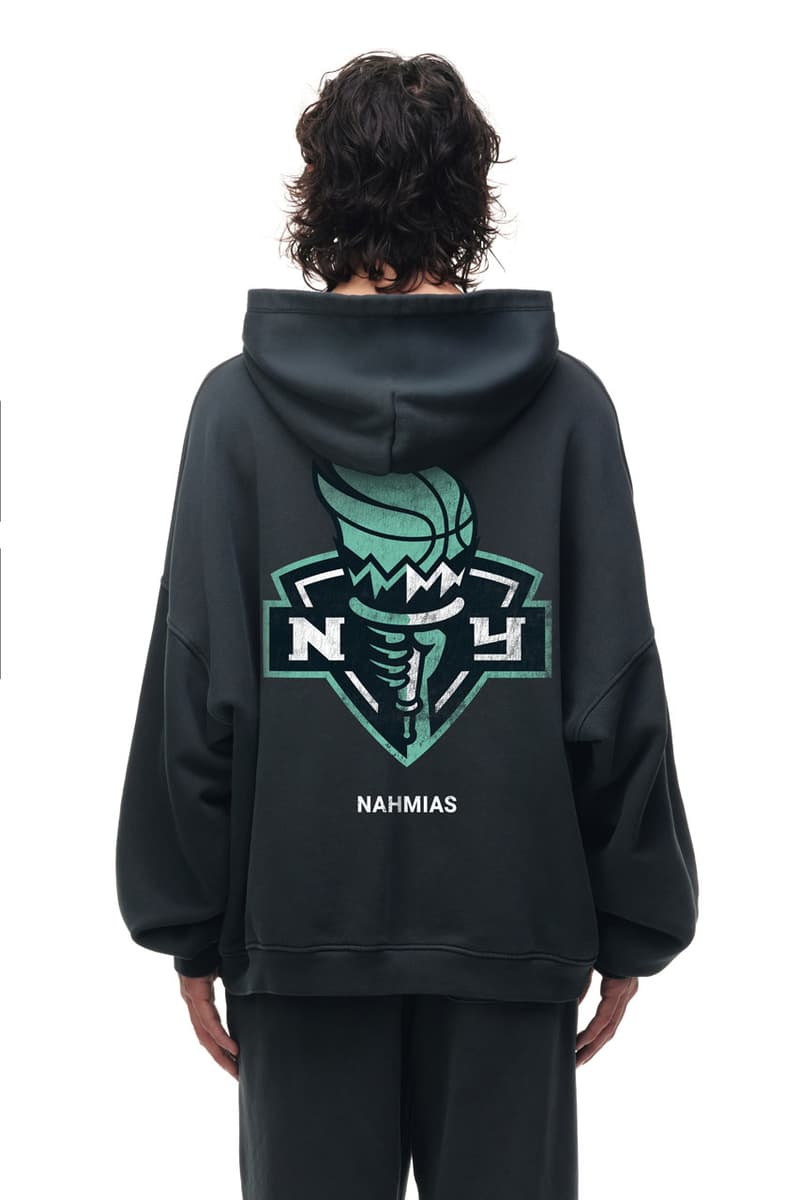 NAHMIAS Miracle Academy x NBA x Fanatics Collab Drop New York Knicks Shirt Timothée Chalamet courtside finals basketball