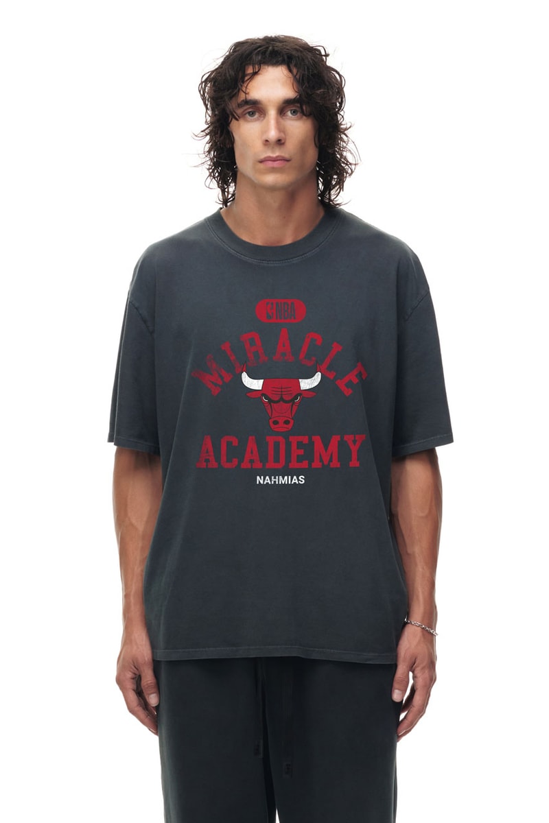 NAHMIAS Miracle Academy x NBA x Fanatics Collab Drop New York Knicks Shirt Timothée Chalamet courtside finals basketball