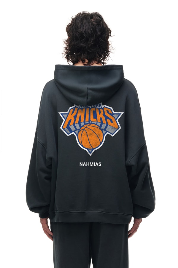 NAHMIAS Miracle Academy x NBA x Fanatics Collab Drop New York Knicks Shirt Timothée Chalamet courtside finals basketball