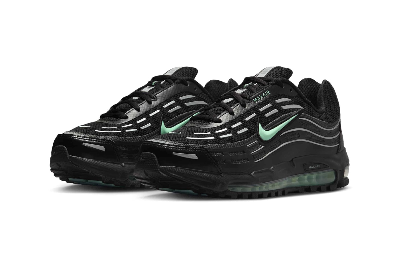Official Look at the Nike Air Max TL 2.5 "Black/Mint Foam" IB3074-003 Black/Mint Foam-Metallic Silver-Anthracite release info