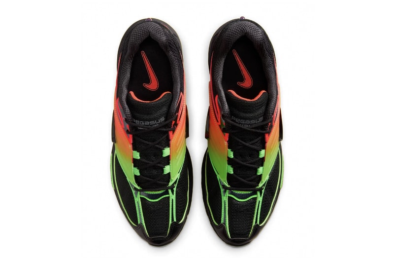 Nike Air Pegasus Wave "Bright Crimson/Green Strike" Black/Bright Crimson-Green Strike-Black IB2984-001 