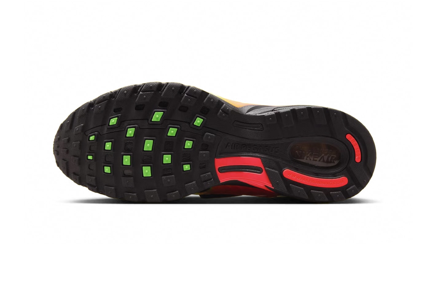 Nike Air Pegasus Wave "Bright Crimson/Green Strike" Black/Bright Crimson-Green Strike-Black IB2984-001 