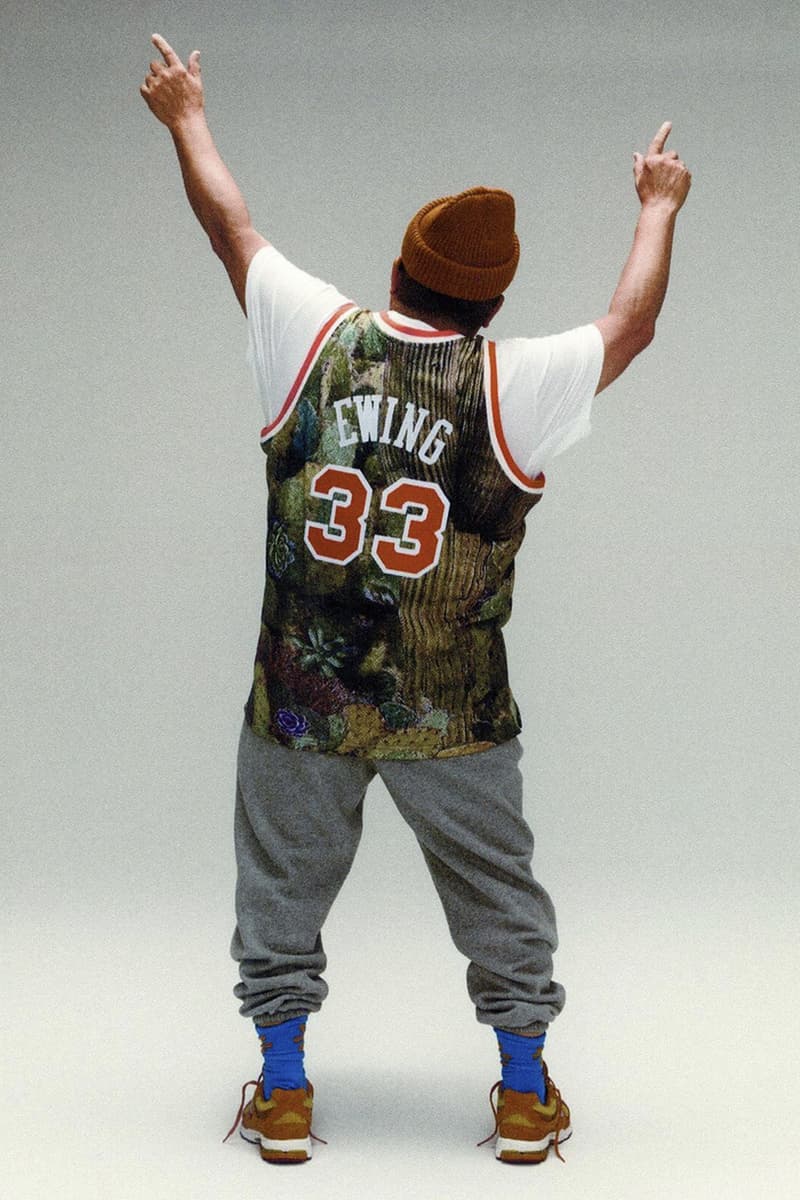 Salehe Bembury To Unveil New York Knicks Collaboration with Mitchell & Ness at Fanatics Fest luiz guzman nyc basketball nba jersey new york