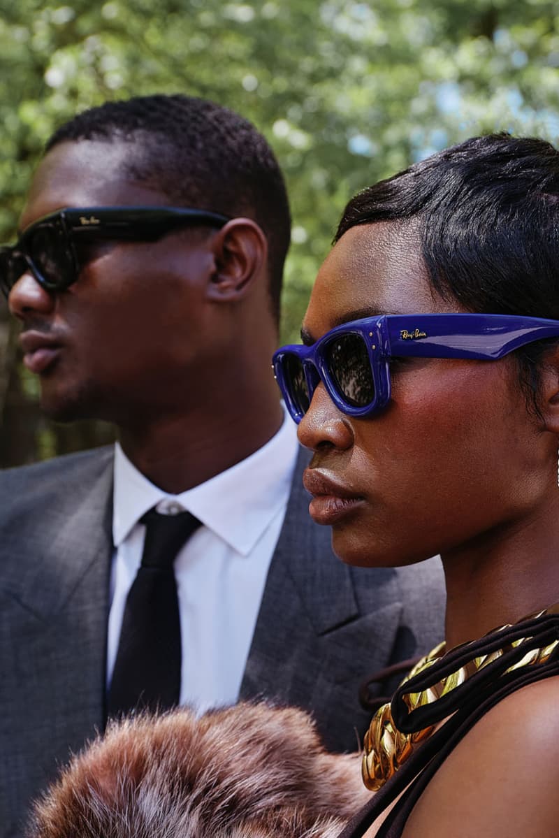 A$AP Rocky's First Ray-Ban Campaign As Creative Director Is Homegrown in Harlem wayfarer puffer release info collba met gala sunglasses price rihanna eyewear