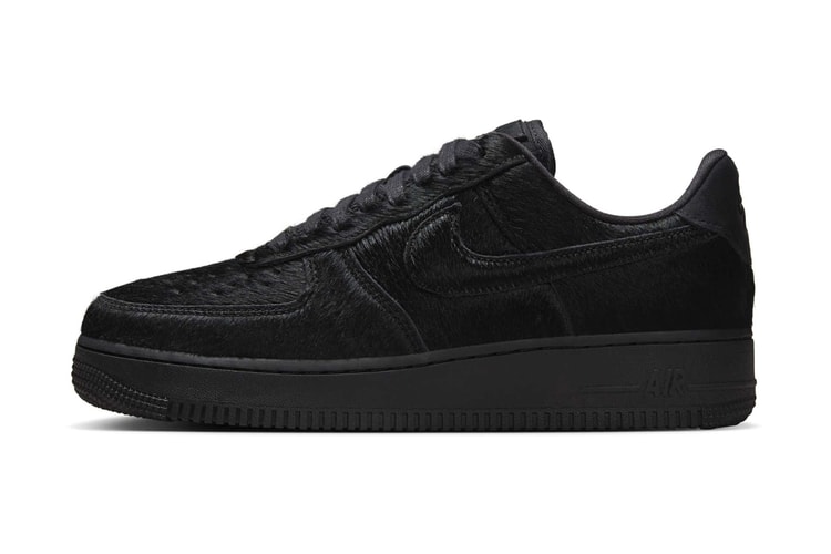 Nike Debuts the Air Force 1 Low With "Black Pony Hair"