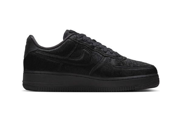 Nike Air Force 1 Black Pony Hair II7398-001 Release Info