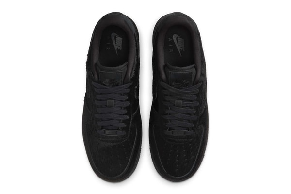 Nike Air Force 1 Black Pony Hair II7398-001 Release Info