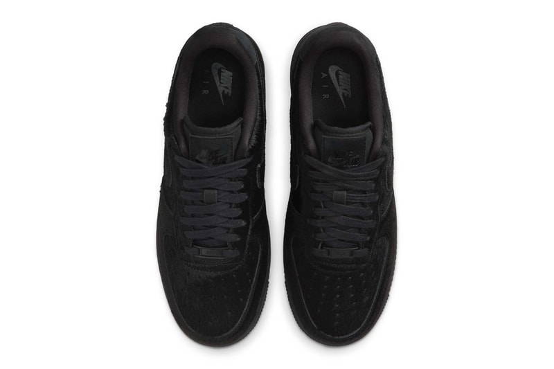 Nike Air Force 1 Black Pony Hair II7398-001 Release Info