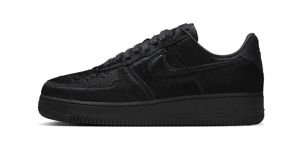 Nike Debuts the Air Force 1 Low With "Black Pony Hair"