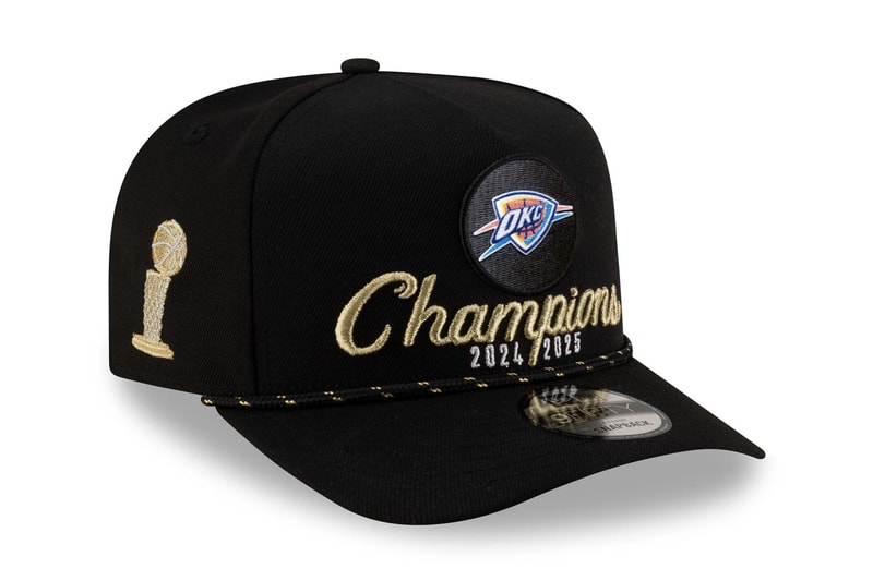 nba oklahoma city okc Thunder New Era Championship Cap Release Info